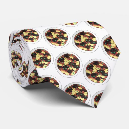 Oxtail und Broad Beans Stew jamaikanische Lebensmi Krawatte (Gerollt)