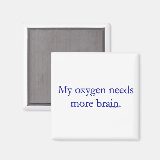 Oxy Brain Magnet (Vorderseite/Rückseite)