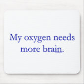 Oxy Brain Mousepad (Vorne)