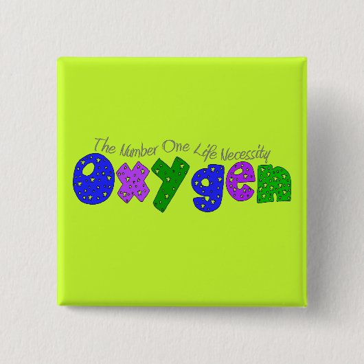 "Oxygen" Atemtherapeut T - Shirt & Geschenke Button (Vorderseite)
