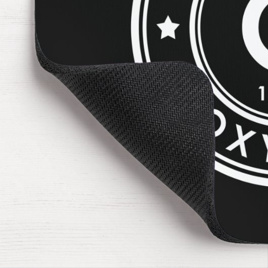 Oxygen Element Black Mouse Pad Mousepad (Ecke)