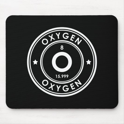 Oxygen Element Black Mouse Pad Mousepad (Vorne)