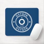 Oxygen Element Blue Mouse Pad Mousepad (Mit Mouse)