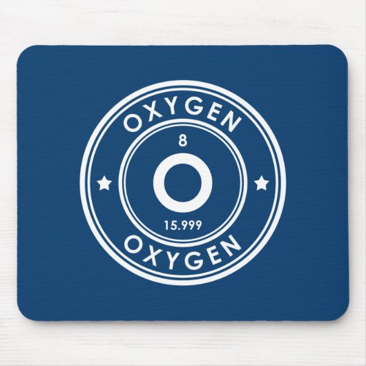 Oxygen Element Blue Mouse Pad Mousepad (Vorne)