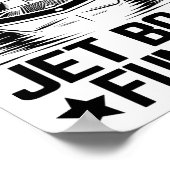 Oxygen I Bevorzugen Jet Boat Fumes Jetboat Captain Poster (Ecke)