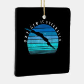 Oxygen ist übertrieben schwimmend Geschenke schwim Keramikornament (Rechts)