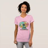 Oxygen Optional – Whimsical Astronaut Helmet with  T-Shirt (Vorne ganz)