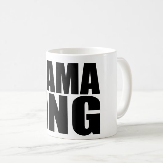 Oxygentees Drama-König Kaffeetasse (VorderseiteRechts)