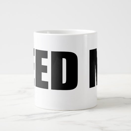 Oxygentees füttern mir riesige Tasse (Vorderseite)