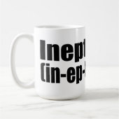 Oxygentees Ineptocracy Kaffeetasse (Links)