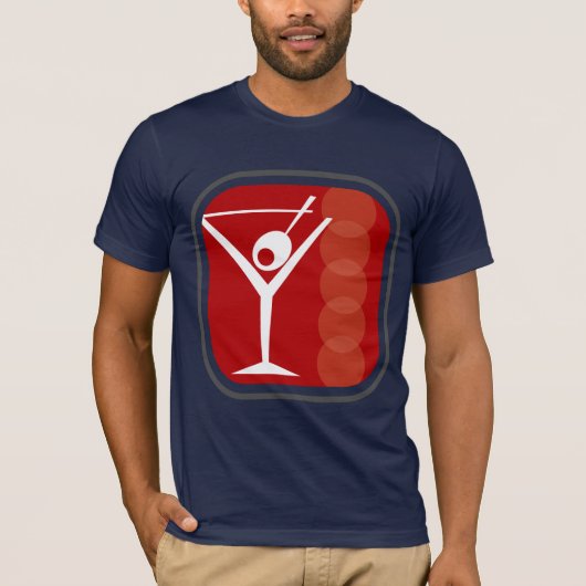 Oxygentees Martini T-Shirt (Vorderseite)