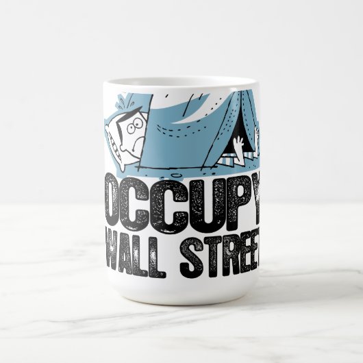 Oxygentees Occupy Wall Street Kaffeetasse (Mittel)