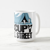 Oxygentees Occupy Wall Street Kaffeetasse (VorderseiteRechts)