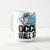 Oxygentees Occupy Wall Street Kaffeetasse (Vorderseite Links)