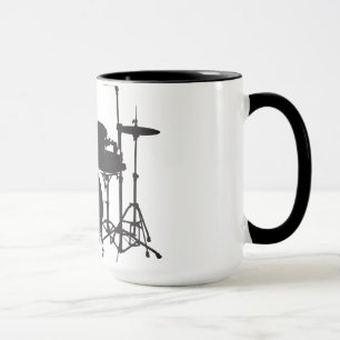 Oxygentees Rock-and-Rolltrommeln Tasse