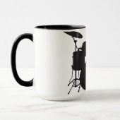 Oxygentees Rock-and-Rolltrommeln Tasse (Links)