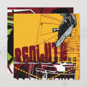 Oxygentees Skateboard-Einladung Einladung (Vorne/Hinten)