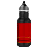 Oxygentees Tartan-rotes kariertes Edelstahlflasche (Rechts)