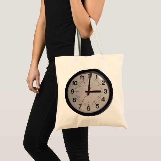 Oxygentees Vintage Uhr-Tasche Tragetasche (Vorderseite (Produkt))