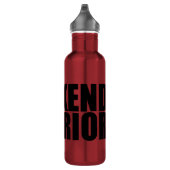 Oxygentees Wochenenden-Kriegers-Freiheit Edelstahlflasche (Rechts)