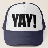 Oxygentees Yay! Hut Truckerkappe (Vorderseite)