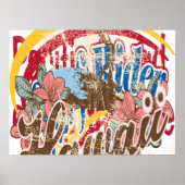 Oxygentes Vintages Surf Rider Poster (Vorne)