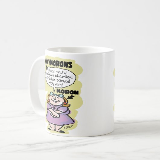 OxyMORON - Kaffeetasse (Vorderseite Links)