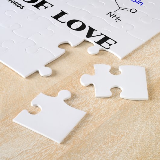 Oxytocin-Hormon der Liebe (Chemie) Puzzle (Seite)
