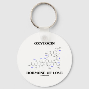 Oxytocin-Hormon der Liebe (Chemie) Schlüsselanhänger