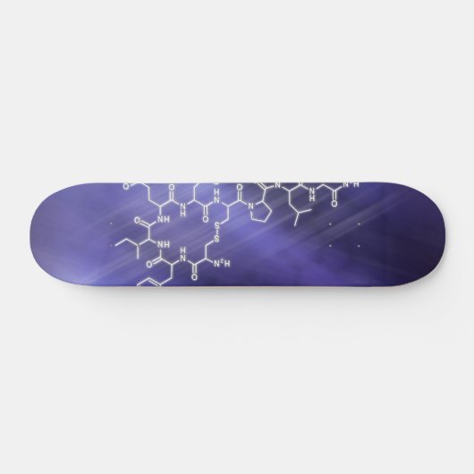 Oxytocin Hormon Strukturchemische Formel Skateboard (Horizontal)