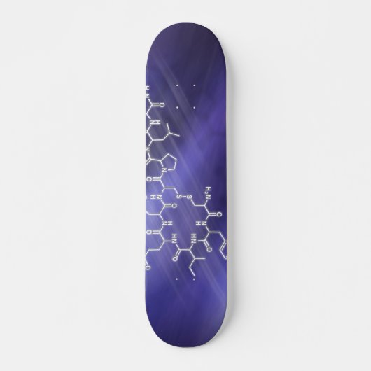 Oxytocin Hormon Strukturchemische Formel Skateboard (Vorne)