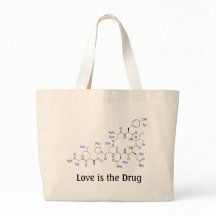 Oxytocin-Molekül-Taschen-Tasche