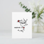 Oxytocin Postkarte (Stehend Vorderseite)