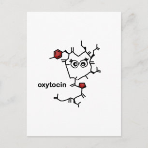 Oxytocin Postkarte
