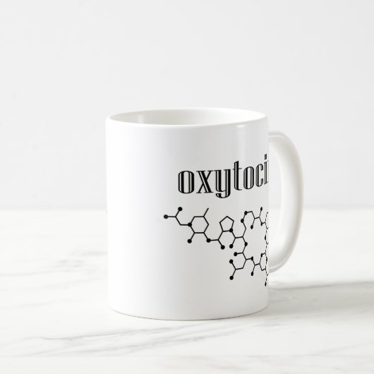Oxytocin-Tasse Kaffeetasse (VorderseiteRechts)