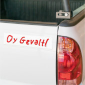 Oy Gevalt! Autoaufkleber (Auf Lkw)