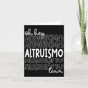 Oy Hey Altruismo Team House of Givers Rca School S Karte