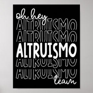 Oy Hey Altruismo Team House of Givers Rca School S Poster