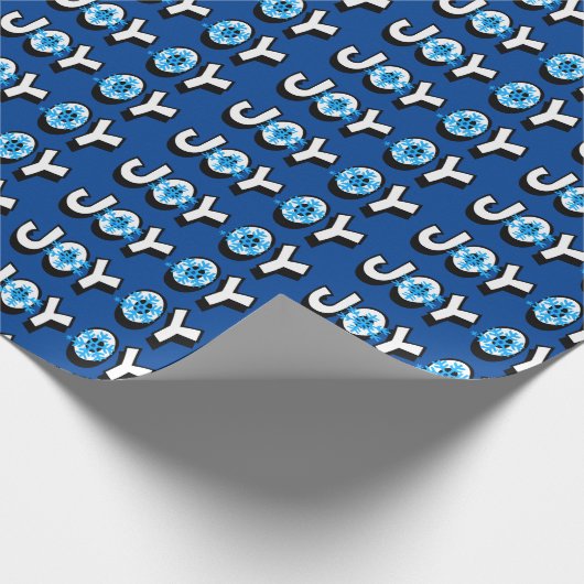 Oy Joy Chrismukkah Geschenk Wrap Geschenkpapier (Ecke)