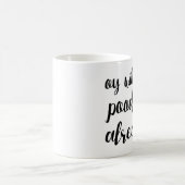 Oy mit der Pudel-Tasse Kaffeetasse (Mittel)