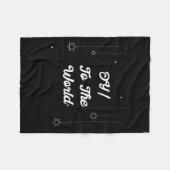 Oy! To The World Funny Hannukah Gift Fleecedecke (Vorderseite (Horizontal))