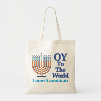 Oy-to-the-World-Happy-Hanukkah Tragetasche