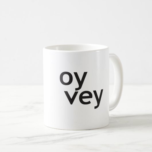 Oy Vey Kaffeetasse (VorderseiteRechts)