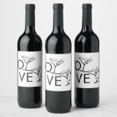 Oy Vey lustiges jiddisch jüdisches Party Lechaim Weinetikett (Flaschen)