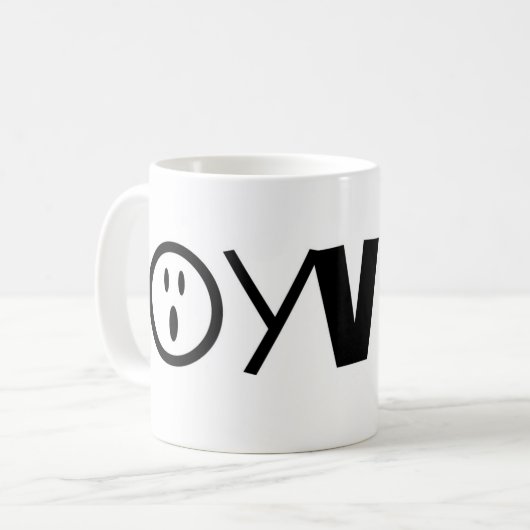 oy vey von JoyfulYiddish Kaffeetasse (Vorderseite Links)