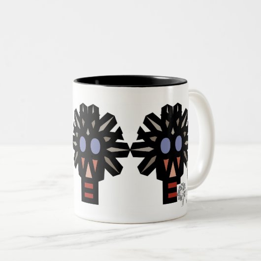 OY VEY ZWEIFARBIGE TASSE (VorderseiteRechts)