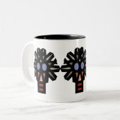 OY VEY ZWEIFARBIGE TASSE (Vorderseite Links)