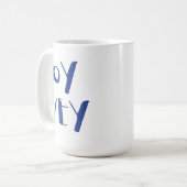 OY YEY! KAFFEETASSE (Vorderseite Links)