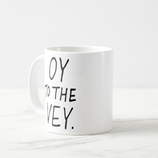 Oy zum Vey Kaffeetasse (Vorderseite Links)