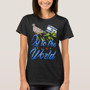Oy zur Welt glücklich Hanukkah Chanukkah Peace Dov T-Shirt